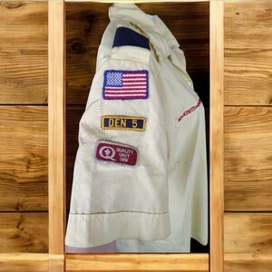 Men's Vintage Boyscout Shirt with Patches